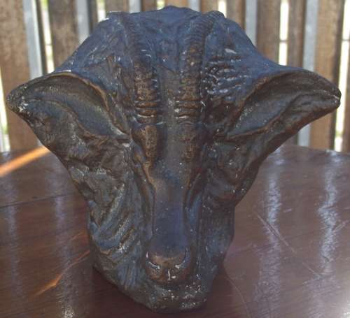 SOUTH AFRICAN BRONZE ARTIST KEITH CALDER *ROAN ANTELOPE* FROM THE EROMEL COLLECTION 1989