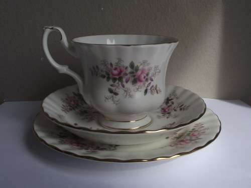 Royal Albert " Lavender Rose " Trio - Made In England