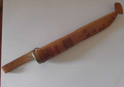 WOODMA KNIFE AND SHEATH