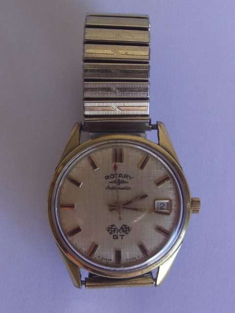 AMAZING ROTARY AUTOMATIC GT WRISTWATCH IN PERFECT CONDITION