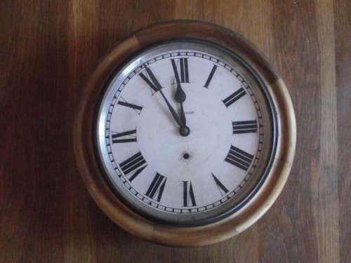 VINTAGE ANSONIA USA STATION CLOCK
