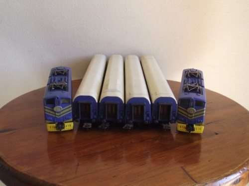 LIMA HO: SAR Class E-5 E444 Blue Train Electric Locomotive in good unboxed condition