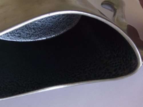 LOVELY CARROL BOYES MAN DESIGN GRAVY BOAT-ALUMINIUM