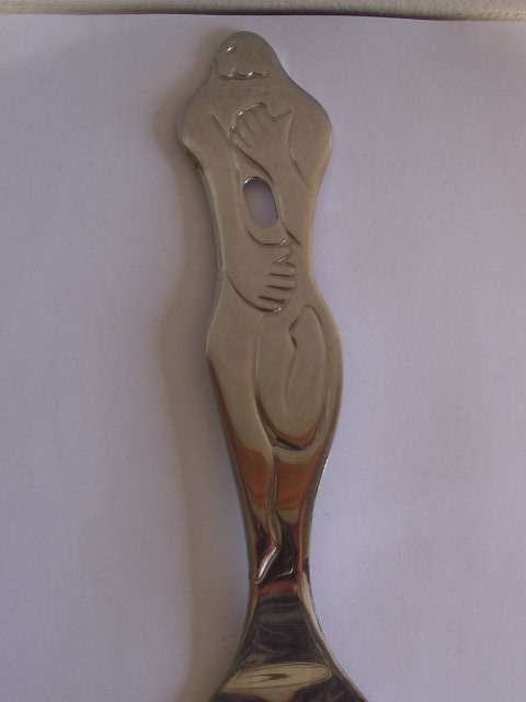 LOVELY LARGE CARROL BOYES SERVING SPOON