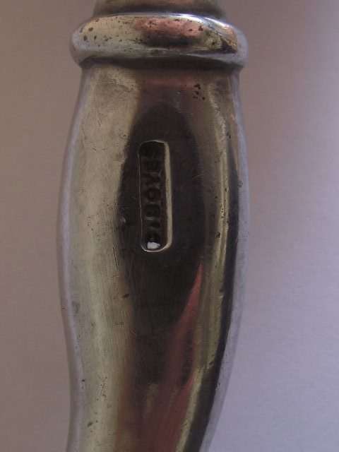 AMAZING CARROL BOYES PEWTER AND STAINLESS STEEL SOUP LADLE