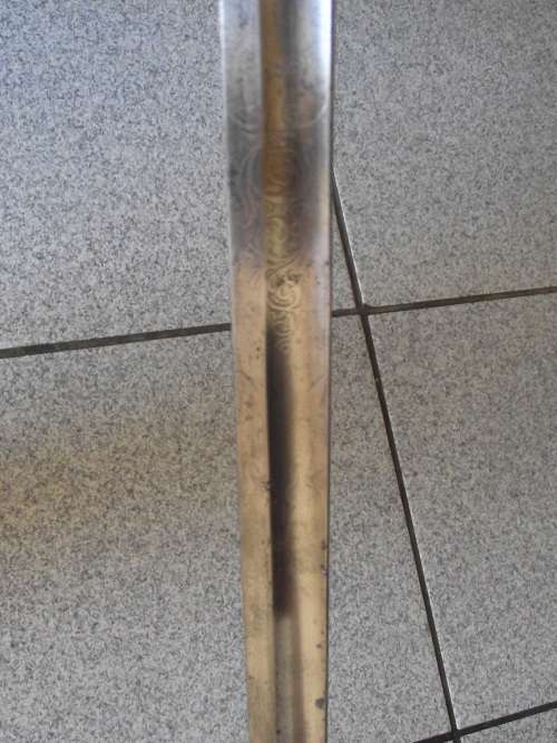 BRITISH  CAVALRY OFFICERS PATTERN SWORD AND  METAL SCABBARD