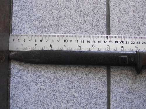 NORWEGIAN KRAG JORGENSEN M.1894 BAYONET STAMPED CEWG