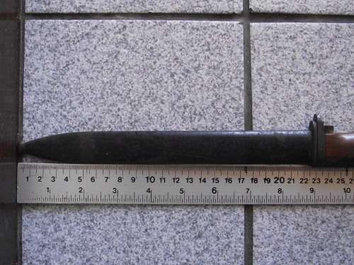 NORWEGIAN KRAG JORGENSEN M.1894 BAYONET STAMPED CEWG