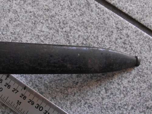 NORWEGIAN KRAG JORGENSEN M.1894 BAYONET STAMPED CEWG
