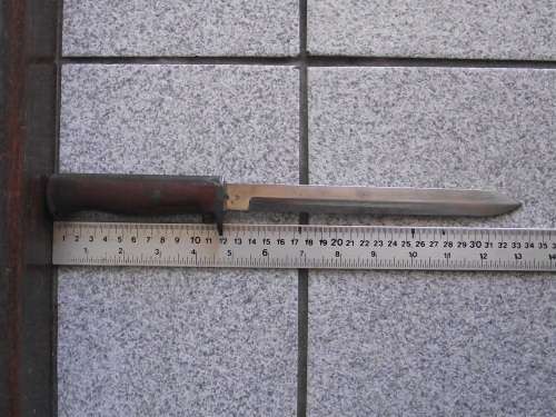 NORWEGIAN KRAG JORGENSEN M.1894 BAYONET STAMPED CEWG