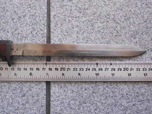 NORWEGIAN KRAG JORGENSEN M.1894 BAYONET STAMPED CEWG