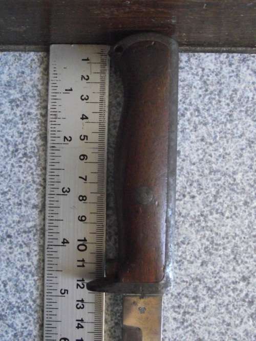 NORWEGIAN KRAG JORGENSEN M.1894 BAYONET STAMPED CEWG