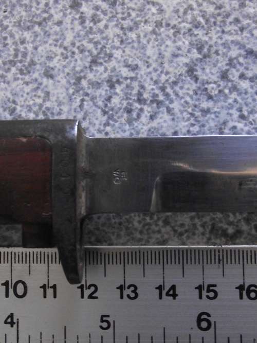NORWEGIAN KRAG JORGENSEN M.1894 BAYONET STAMPED CEWG