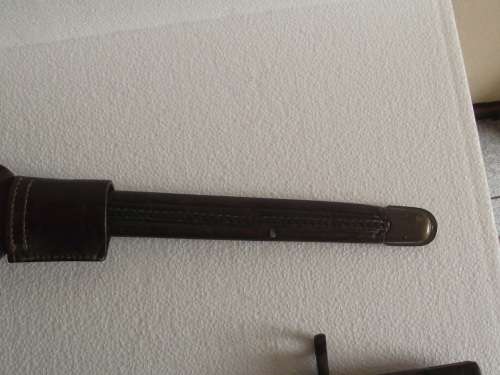 BAYONET  SCABBARD AND FROG