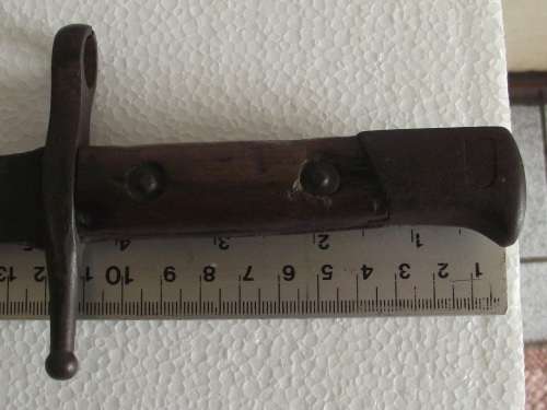 BAYONET  SCABBARD AND FROG