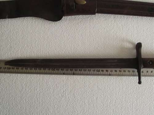 BAYONET  SCABBARD AND FROG