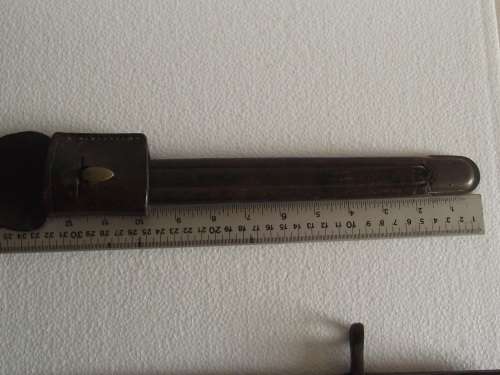 BAYONET  SCABBARD AND FROG