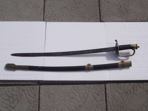 PATTERN SWORD STAMPED U.S.
