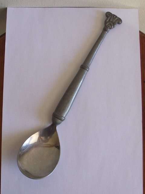 LARGE CARROL BOYES SERVING SPOON