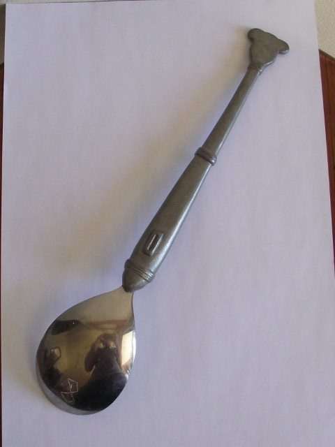 LARGE CARROL BOYES SERVING SPOON
