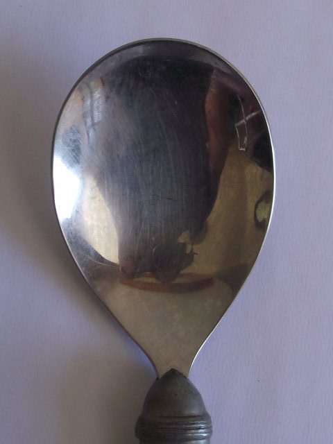LARGE CARROL BOYES SERVING SPOON