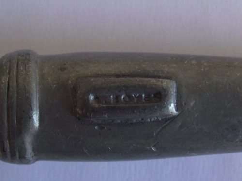 LARGE CARROL BOYES SERVING SPOON