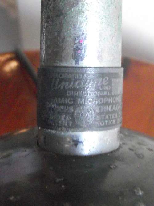 Iconic 1951 Unidyne 55S Microphone Elvis Type on a 53 S Table stand