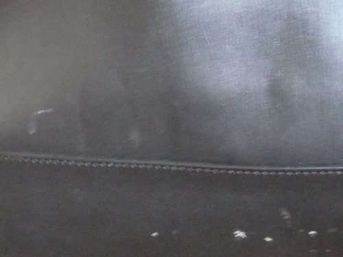 AMAZING CARROL BOYES MAGAZINE HOLDER - BLACK - MAN DESIGN, IN ALUMINIUM AND LEATHER