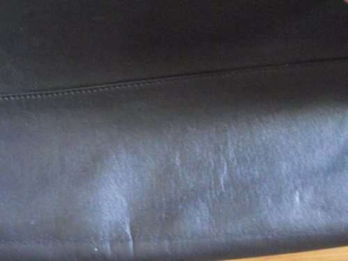 AMAZING CARROL BOYES MAGAZINE HOLDER - BLACK - MAN DESIGN, IN ALUMINIUM AND LEATHER