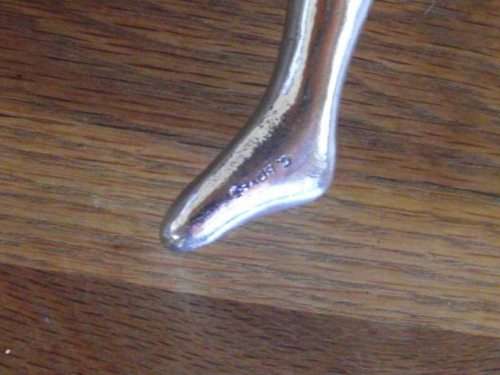 AMAZING CARROL BOYES MAGAZINE HOLDER - BLACK - MAN DESIGN, IN ALUMINIUM AND LEATHER