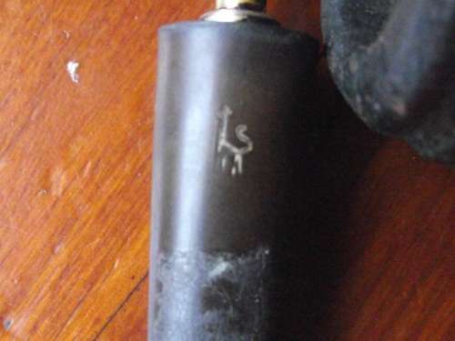 SMOKING PIPE---MADE IN TANGANYIKA---KUDU CLAD ( 1 )