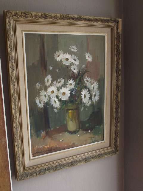 AMAZING STILL LIFE FLOWERS OIL PAINTING BY WESSEL MARAIS