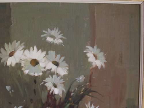 AMAZING STILL LIFE FLOWERS OIL PAINTING BY WESSEL MARAIS