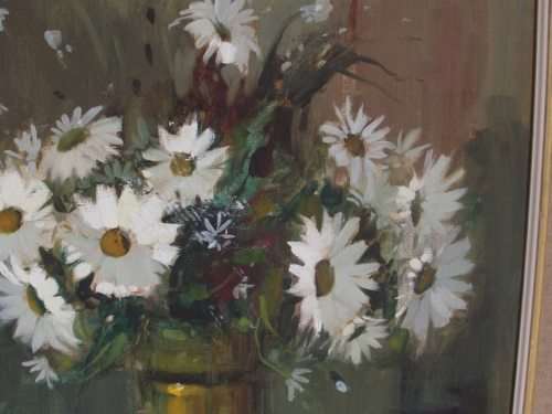 AMAZING STILL LIFE FLOWERS OIL PAINTING BY WESSEL MARAIS