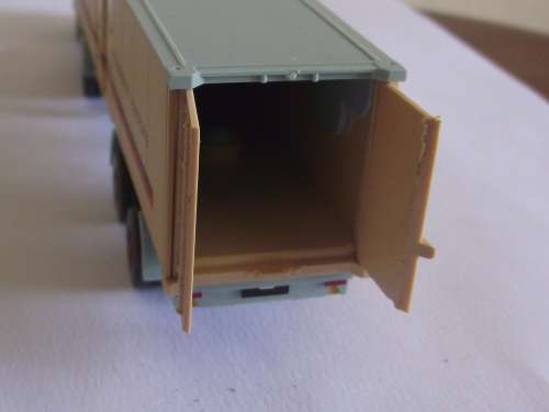 Wiking Mercedes Benz WM Ho 18:7 scale container truck International-Transporte