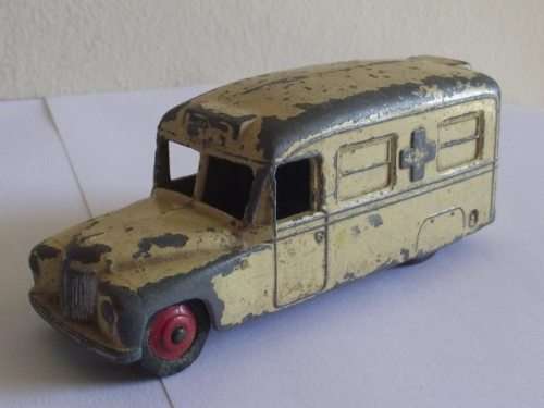 VINTAGE WELL PLAYED WITH DINKY TOYS DAIMLER CAR