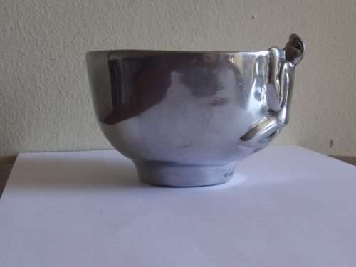 STUNNING CARROL BOYES ALUMINIUM RICE BOWL - WHAT'S INSIDE