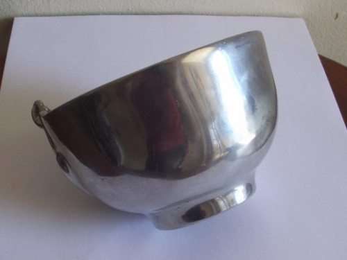 STUNNING CARROL BOYES ALUMINIUM RICE BOWL - WHAT'S INSIDE