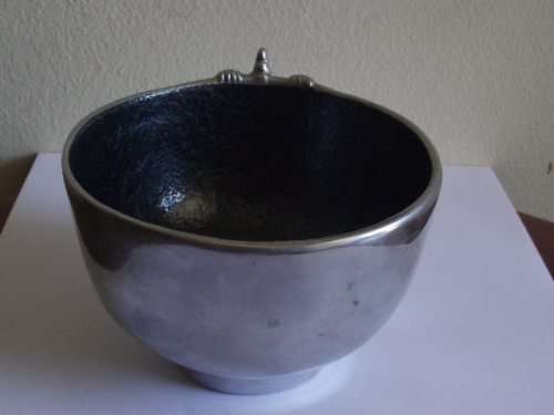 STUNNING CARROL BOYES ALUMINIUM RICE BOWL - WHAT'S INSIDE