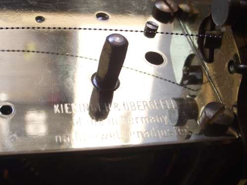 Kieninger & Obergfell Floral Design Anniversary Clock