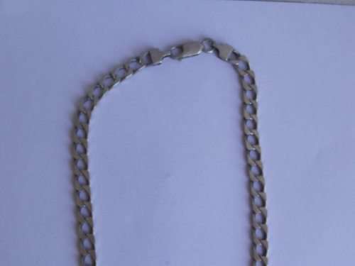 LOVELY STRONG GENTS STERLING SILVER NECKLACE