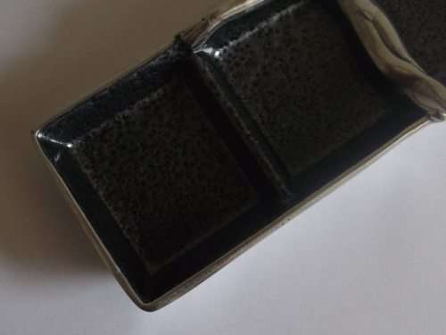 LOVELY CARROL BOYES ALUMINIUM CONDIMENT DISH-MAN