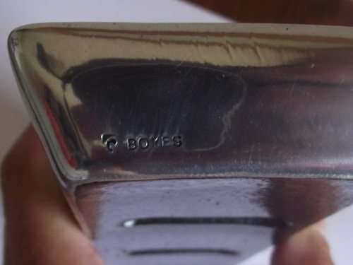 LOVELY CARROL BOYES ALUMINIUM CONDIMENT DISH-MAN