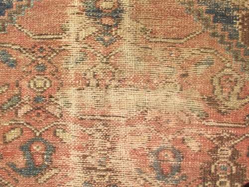 WELL WORN HAND WOVEN PERSIAN RUNNER