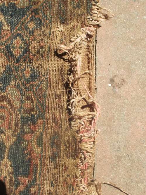 WELL WORN HAND WOVEN PERSIAN RUNNER