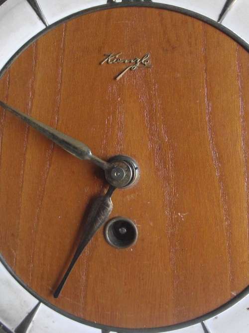 Vintage Nautical Kienzle Wall Clock, Rope Design, Porthole Style Clock, German Wall Clock FOR REPAIR