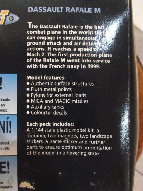 Revell Dassault Rafale M Magic Flight With Magnet Hover Technology --- 09100