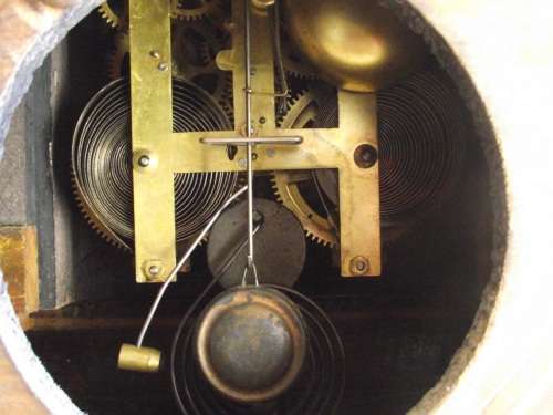 EN WELCH MANTEL CLOCK FORESTVILLE CONN U.S.A