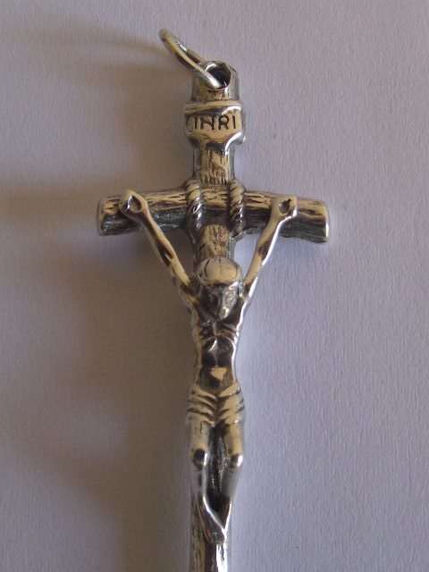 AMAZING VINTAGE STERLING SILVER CRUCIFIX