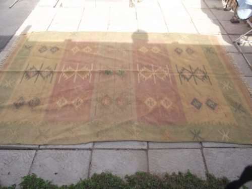 DHURRIE HAND WOVEN CARPET